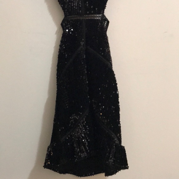 Olivaceous Black Sequin Dress - Picture 8 of 10